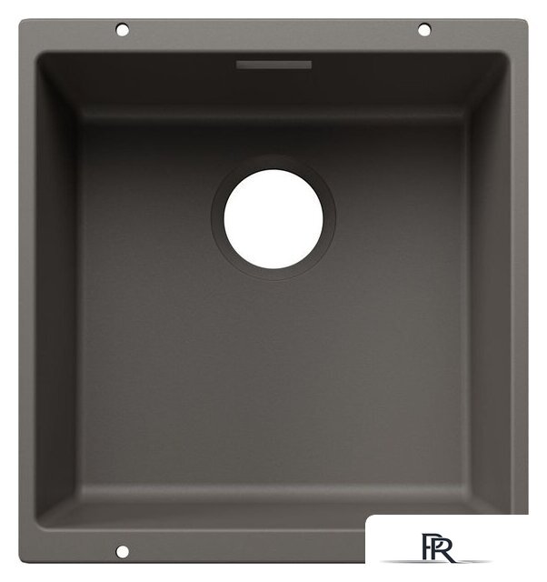 Кухонная мойка Blanco Subline 400-U Coloured Components 527787 (вулканический серый) - Изображение №1 — Интернет-магазин ПроЗаказ