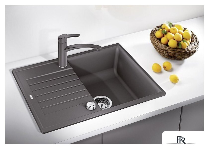 Кухонная мойка Blanco Zia 45 S Compact 527196 (мягкий белый, клапан-автомат) - Изображение №2 — Интернет-магазин ПроЗаказ
