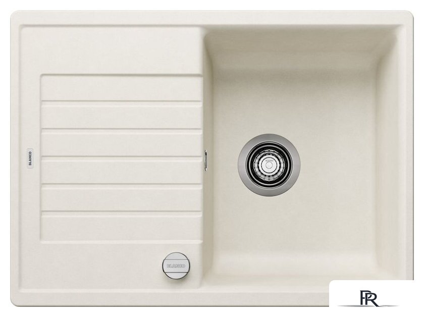 Кухонная мойка Blanco Zia 45 S Compact 527196 (мягкий белый, клапан-автомат) - Изображение №1 — Интернет-магазин ПроЗаказ