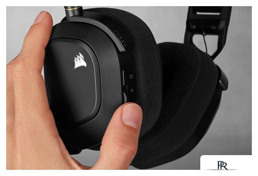 Наушники Corsair HS80 RGB Wireless (черный) - Изображение №10 — Интернет-магазин ПроЗаказ