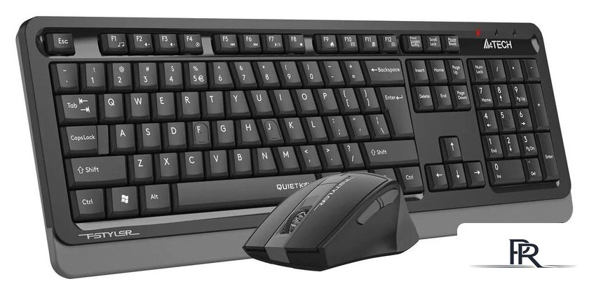 Офисный набор A4Tech Fstyler FGS1035Q (черный/серый) - Изображение №3 — Интернет-магазин ПроЗаказ