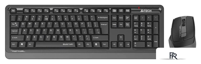 Офисный набор A4Tech Fstyler FGS1035Q (черный/серый) - Изображение №1 — Интернет-магазин ПроЗаказ
