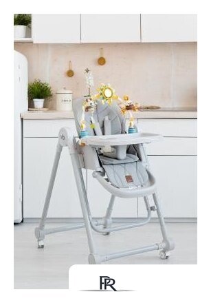 Высокий стульчик VipBaby Milan (rocky grey) - Изображение №1 — Интернет-магазин ПроЗаказ