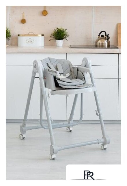 Высокий стульчик VipBaby Milan (rocky grey) - Изображение №4 — Интернет-магазин ПроЗаказ