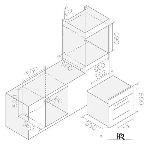 Электрический духовой шкаф Elica Virtus Multi DD PRF0191771A - Изображение №12 — Интернет-магазин ПроЗаказ