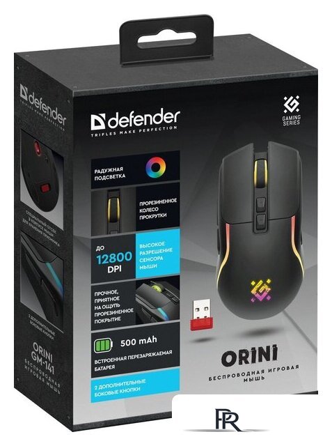 Игровая мышь Defender Orini GM-141 (черный) - Изображение №4 — Интернет-магазин ПроЗаказ