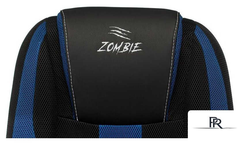 Игровое (геймерское) кресло Zombie 9 (черный/синий) - Изображение №7 — Интернет-магазин ПроЗаказ