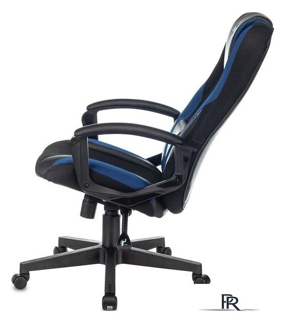 Игровое (геймерское) кресло Zombie 9 (черный/синий) - Изображение №5 — Интернет-магазин ПроЗаказ