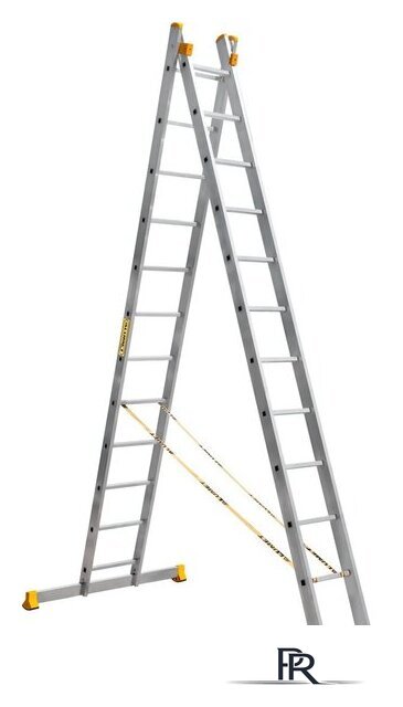 Лестница-трансформер Алюмет P2 9216 (2x16 ступеней) - Изображение №1 — Интернет-магазин ПроЗаказ