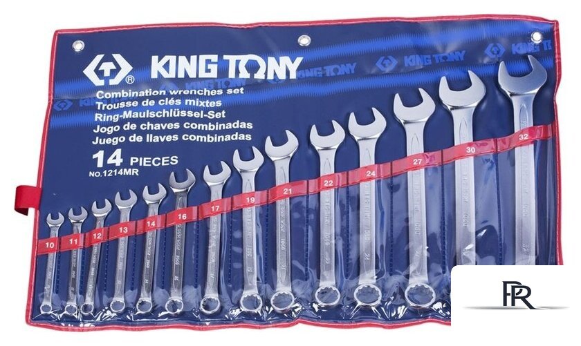 Набор ключей King Tony 1214MR (14 предметов) - Изображение №1 — Интернет-магазин ПроЗаказ