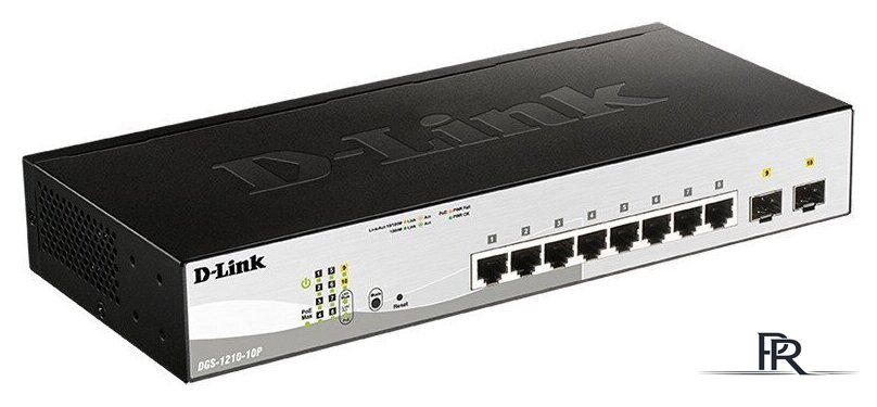 Управляемый коммутатор 2-го уровня D-Link DGS-1210-10P/FL2A - Изображение №2 — Интернет-магазин ПроЗаказ