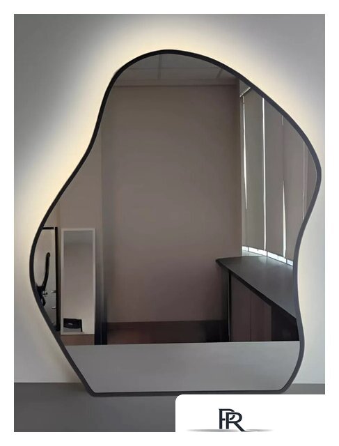Зеркало EMZE 76x92 LED.CLOUD.UV.76.92.CHE.4K (черный с УФ-окантовкой и подсветкой) - Изображение №7 — Интернет-магазин ПроЗаказ