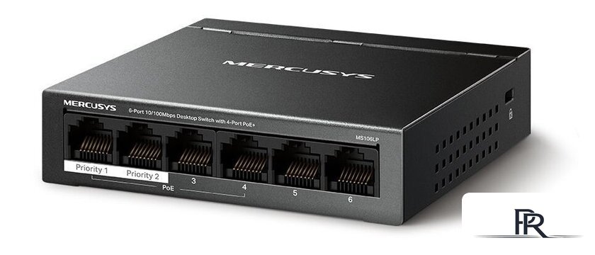 Неуправляемый коммутатор Mercusys MS106LP - Изображение №2 — Интернет-магазин ПроЗаказ