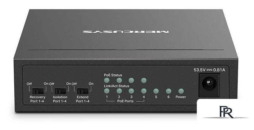 Неуправляемый коммутатор Mercusys MS106LP - Изображение №3 — Интернет-магазин ПроЗаказ