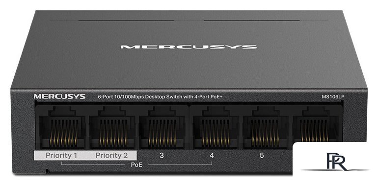 Неуправляемый коммутатор Mercusys MS106LP - Изображение №1 — Интернет-магазин ПроЗаказ