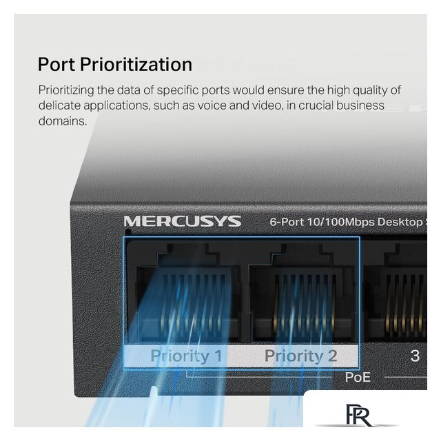 Неуправляемый коммутатор Mercusys MS106LP - Изображение №8 — Интернет-магазин ПроЗаказ