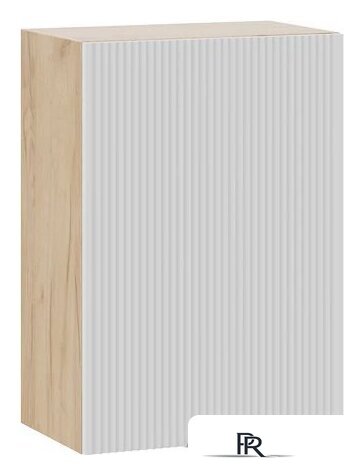 Шкаф навесной Трия Кимберли 1ВВ5 с одной дверью (дуб крафт золотой/сноу) - Изображение №1 — Интернет-магазин ПроЗаказ