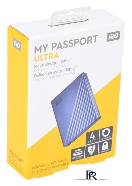 Внешний накопитель WD My Passport Ultra 4TB WDBFTM0040BBL - Изображение №9 — Интернет-магазин ПроЗаказ