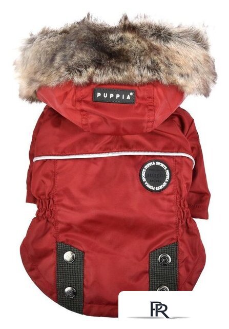 Куртка для животных Puppia Brock с капюшоном PAUD-JM1851-RD-S (красный) - Изображение №1 — Интернет-магазин ПроЗаказ