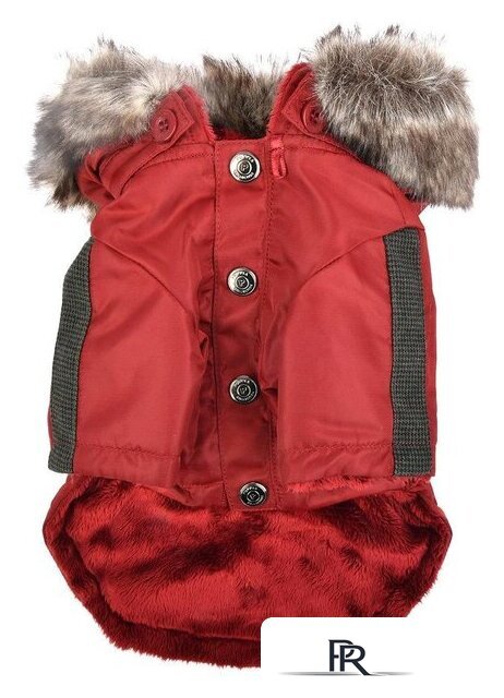 Куртка для животных Puppia Brock с капюшоном PAUD-JM1851-RD-S (красный) - Изображение №2 — Интернет-магазин ПроЗаказ