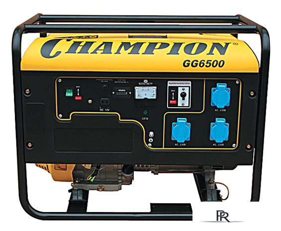 Бензиновый генератор Champion GG6500 - Изображение №1 — Интернет-магазин ПроЗаказ