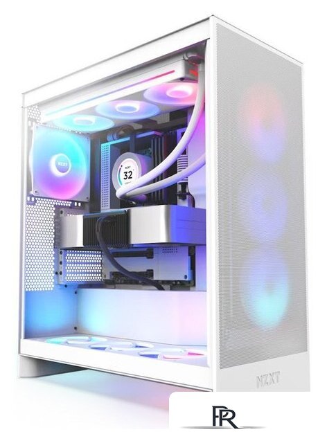 Корпус NZXT H7 Flow RGB 2024 CM-H72FW-R1 - Изображение №1 — Интернет-магазин ПроЗаказ