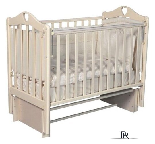 Классическая детская кроватка Антел Каролина-3/5 (слоновая кость) - Изображение №1 — Интернет-магазин ПроЗаказ