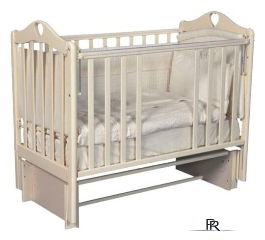 Классическая детская кроватка Антел Каролина-3/5 (слоновая кость) - Изображение №2 — Интернет-магазин ПроЗаказ