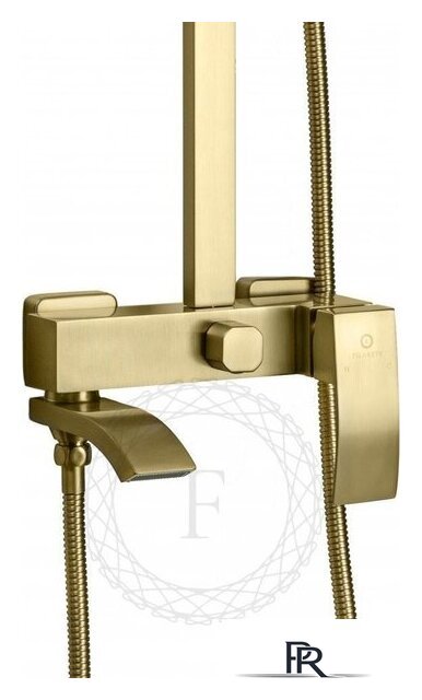 Душевая система  Filarete Waterfall FL2010 (матовое золото) - Изображение №3 — Интернет-магазин ПроЗаказ