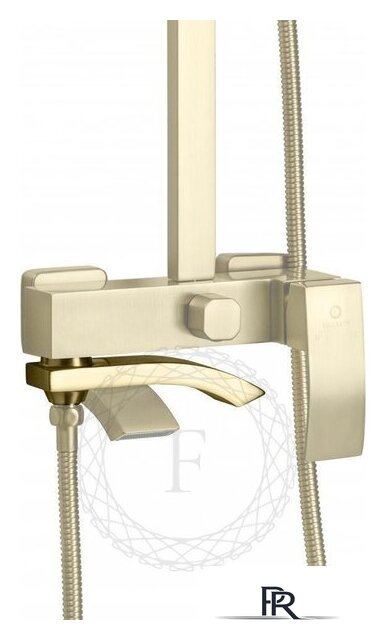 Душевая система  Filarete Waterfall FL2010 (матовое золото) - Изображение №5 — Интернет-магазин ПроЗаказ