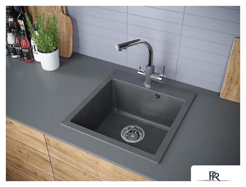 Кухонная мойка Paulmark Kante 50 PM105152-DG - Изображение №3 — Интернет-магазин ПроЗаказ