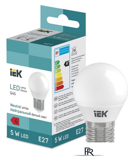 Светодиодная лампочка IEK LED Globe G45 400lm 4000K E27 - Изображение №1 — Интернет-магазин ПроЗаказ