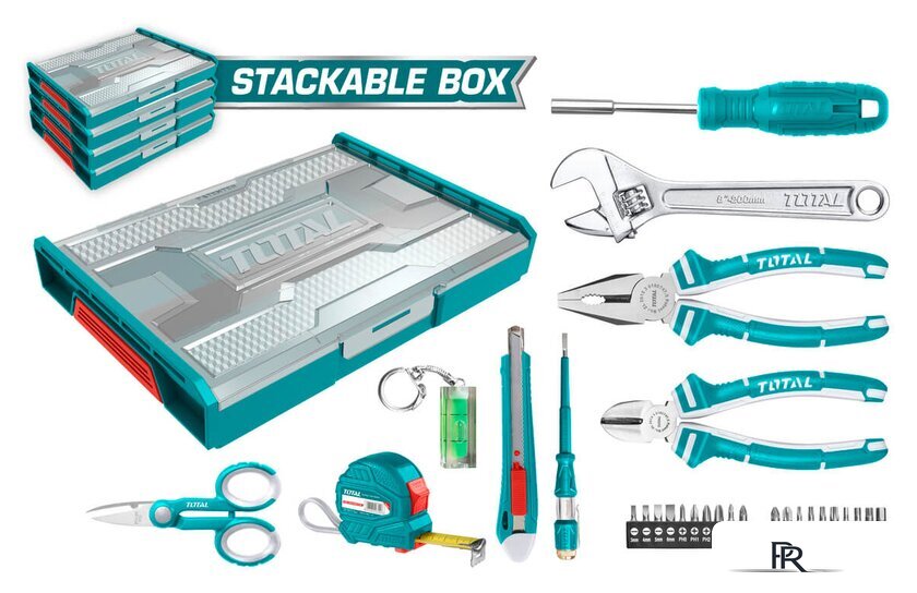 Набор домашнего мастера Total THKTV02H291 (29 предметов) - Изображение №1 — Интернет-магазин ПроЗаказ