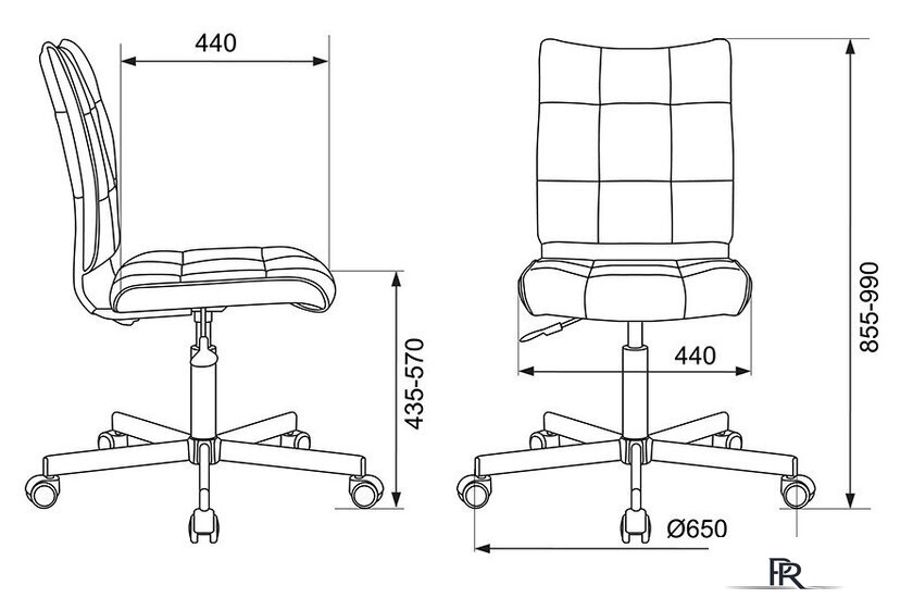 Офисное кресло Бюрократ CH-330M/LT-27 (темно-синий) - Изображение №6 — Интернет-магазин ПроЗаказ