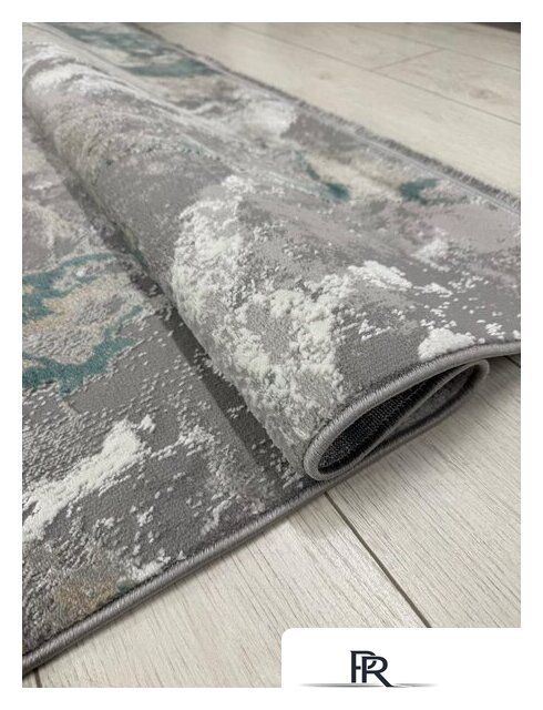 Ковер для жилой комнаты Radjab Carpet Афина Прямоугольник 9012A 12892RK (3x5, Grey/Green) - Изображение №6 — Интернет-магазин ПроЗаказ