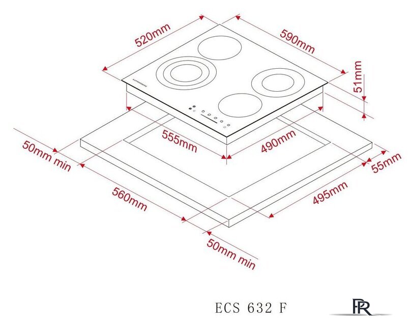 Варочная панель KUPPERSBERG ECS 632 F - Изображение №6 — Интернет-магазин ПроЗаказ