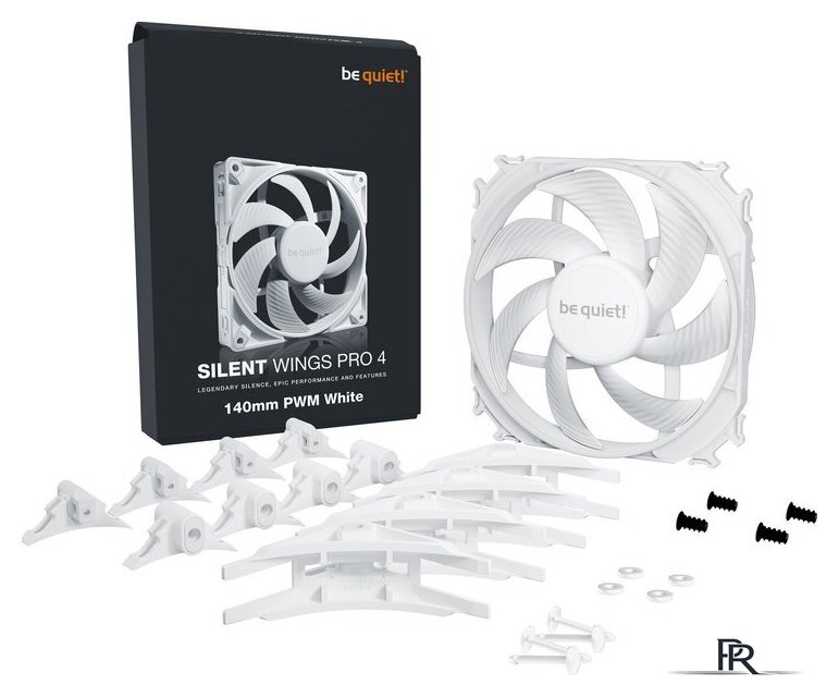 Вентилятор для корпуса be quiet! Silent Wings Pro 4 140mm PWM White BL119 - Изображение №5 — Интернет-магазин ПроЗаказ