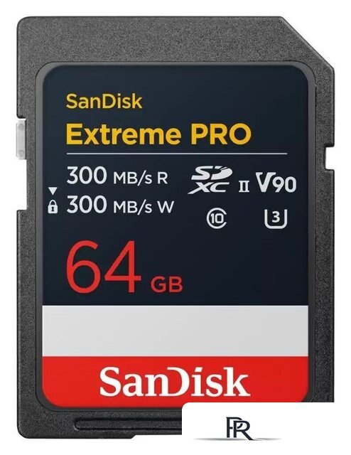 Карта памяти SanDisk Extreme PRO SDXC SDSDXDM-064G-GN4IN 64GB - Изображение №1 — Интернет-магазин ПроЗаказ