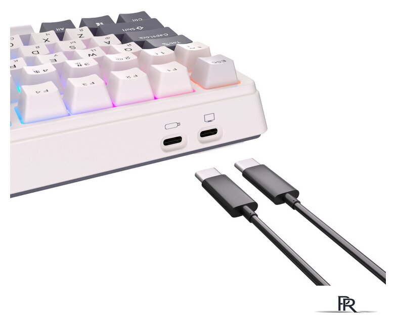 Клавиатура Royal Kludge RK-H81 RGB White Night (RK Cyan) - Изображение №5 — Интернет-магазин ПроЗаказ