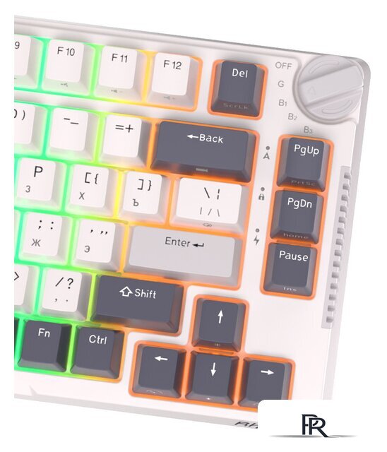 Клавиатура Royal Kludge RK-H81 RGB White Night (RK Cyan) - Изображение №4 — Интернет-магазин ПроЗаказ