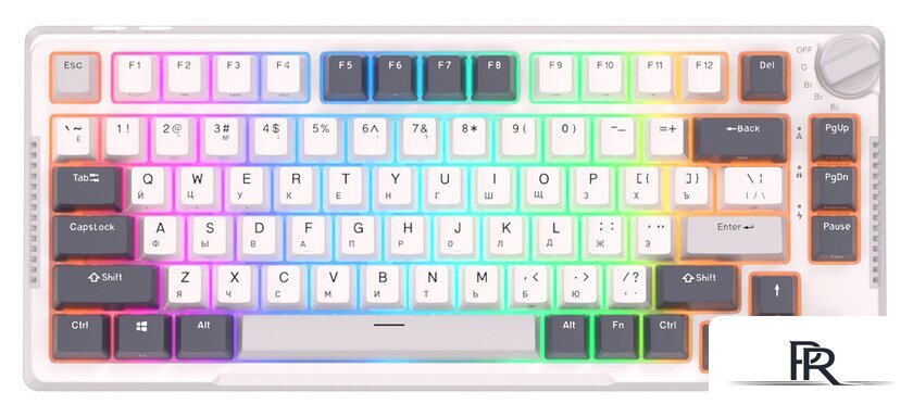 Клавиатура Royal Kludge RK-H81 RGB White Night (RK Cyan) - Изображение №1 — Интернет-магазин ПроЗаказ