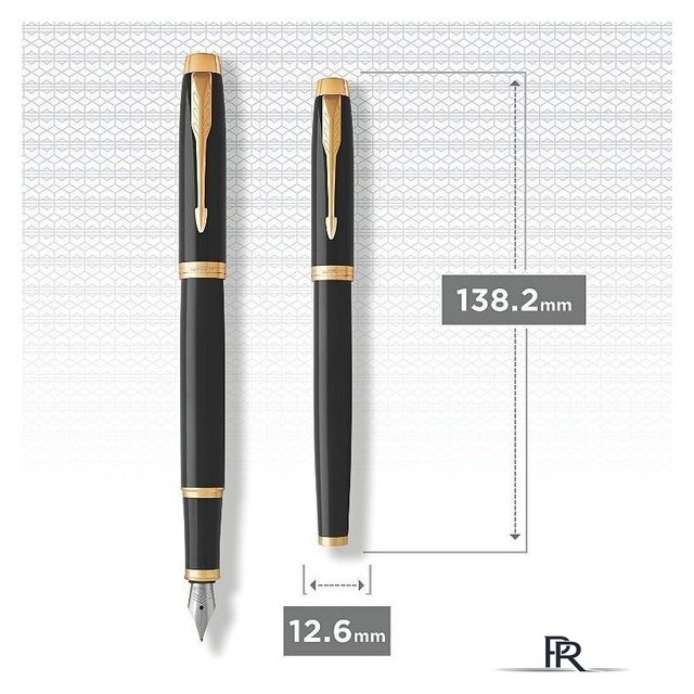 Ручка перьевая Parker IM Metal Black GT 1931645 - Изображение №6 — Интернет-магазин ПроЗаказ
