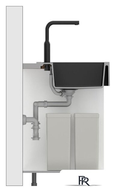 Кухонная мойка Quadron HCQB6054U8_BS - Изображение №4 — Интернет-магазин ПроЗаказ