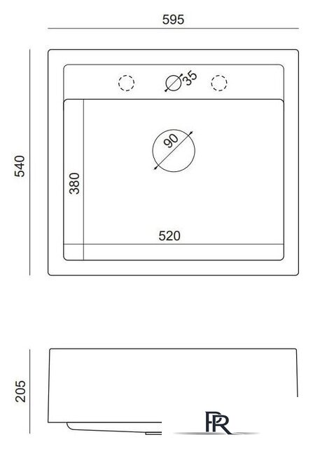 Кухонная мойка Quadron HCQB6054U8_BS - Изображение №6 — Интернет-магазин ПроЗаказ