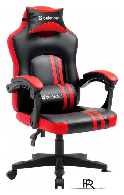 Игровое (геймерское) кресло Defender Mercury (черный/красный) - Изображение №1 — Интернет-магазин ПроЗаказ