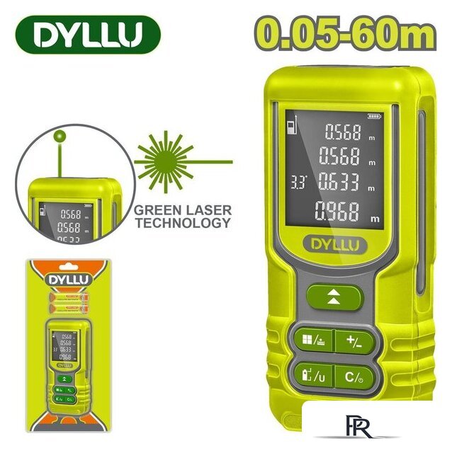 Лазерный дальномер Dyllu DTDL1526 - Изображение №1 — Интернет-магазин ПроЗаказ