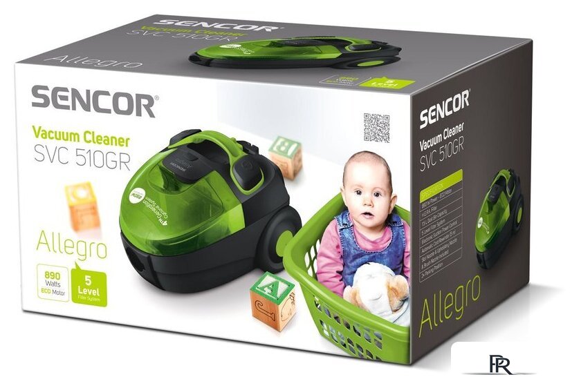 Пылесос Sencor SVC 510GR - Изображение №3 — Интернет-магазин ПроЗаказ