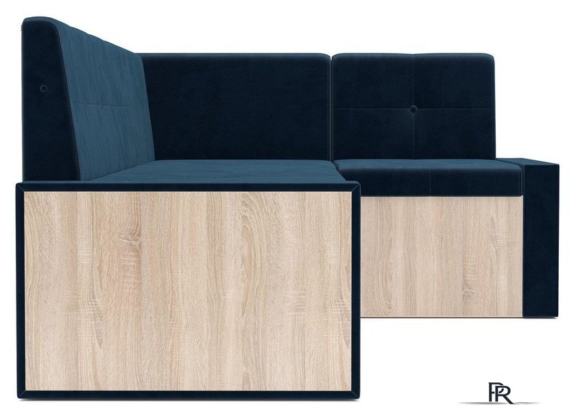 Угловой диван Мебель-АРС Таллин 191x83x121 (темно-синий Luna 034) - Изображение №3 — Интернет-магазин ПроЗаказ