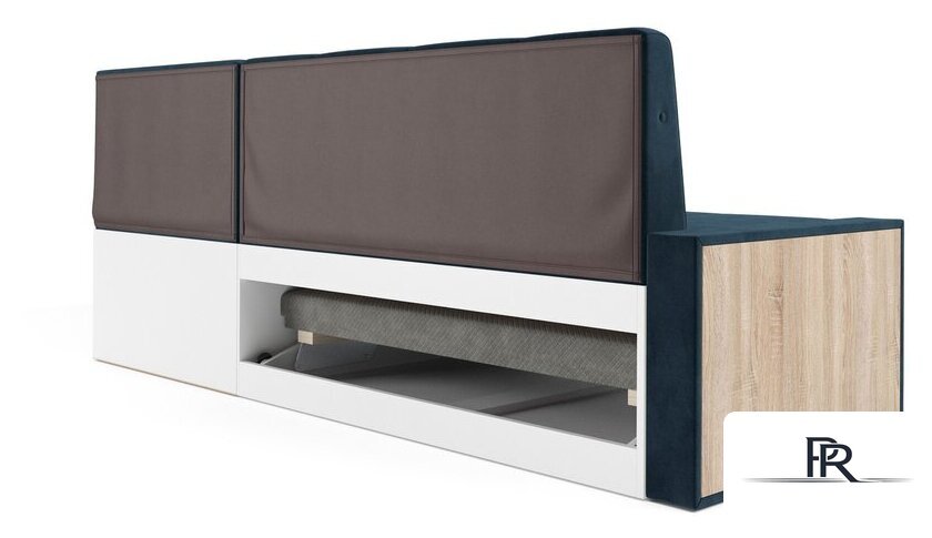 Угловой диван Мебель-АРС Таллин 191x83x121 (темно-синий Luna 034) - Изображение №6 — Интернет-магазин ПроЗаказ