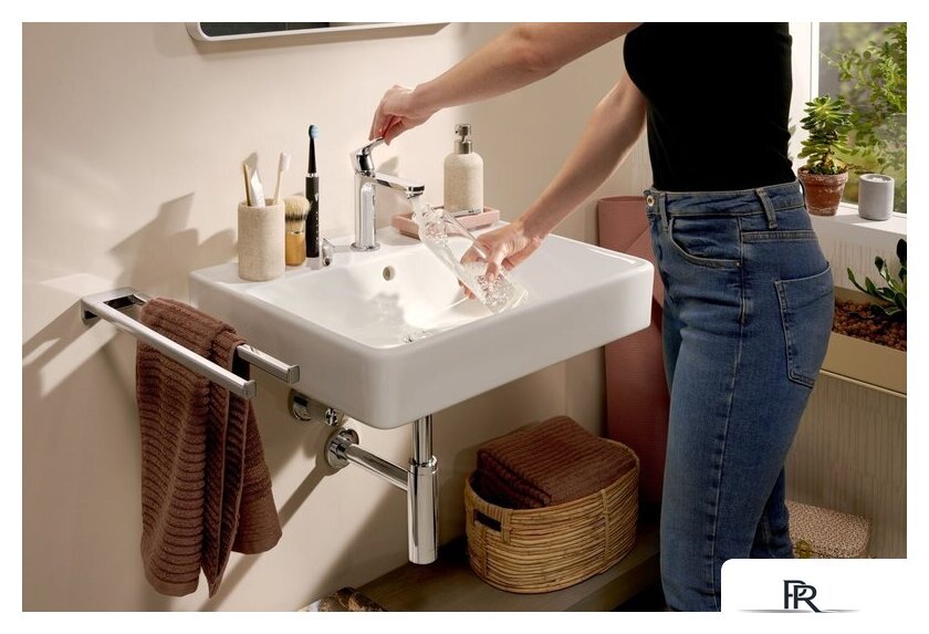Умывальник Hansgrohe Xanuia Q 60 60133450 - Изображение №7 — Интернет-магазин ПроЗаказ